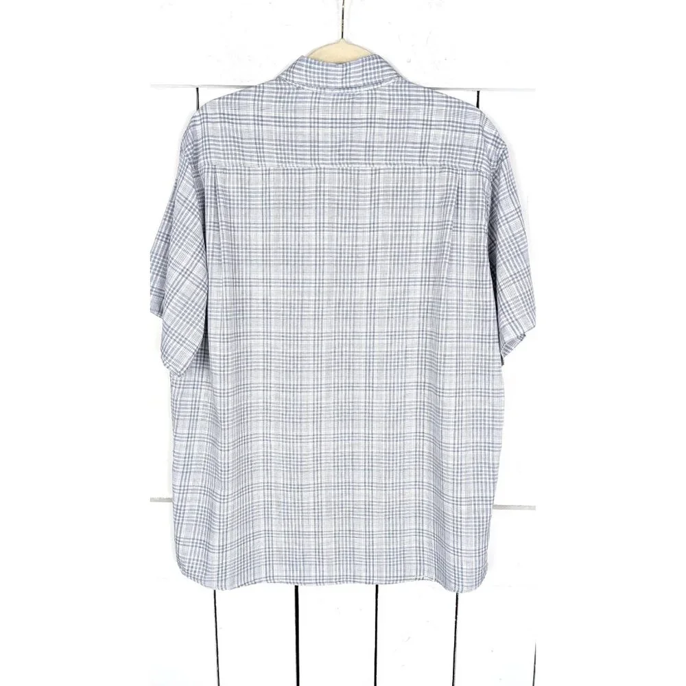 Weatherproof Vintage Performance mens checkered plaid short sleeve shirt - Picture 4 of 4